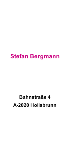 Stefan Bergmann
